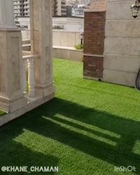 پروژه نصب چمن مصنوعی برای روف گاردن در نیاوران | خانه چمن