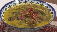 بهونه - طرز تهیه خورشت کوفته ریزه با اسفناج