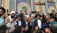 مراسم بست نشینی با حضور احمدی نژاد