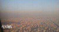 آلودگی هوای تهران از آسمان