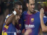 گل چهارم بارسلونا به ایبار