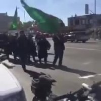 رقص و خرابکاری در مقابل دسته عزاداران حسینی تورتنو