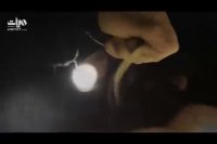 نقاشی شن فاطمه عبادی در سوگ حضرت خدیجه سلام الله علیها ام المومنین