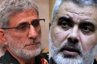 گفتگوی تلفنی فرمانده نیروی قدس سپاه با رئیس دفتر سیاسی حماس