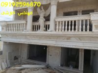 ستون فایبرگلاس قطر 30 | ستون گرد فایبرگلاس با ارتفاع 3 متر | تولید کننده ستون و سرستون فایبرگلاس 09192596870