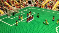 شبیه سازی فوتبال کلمبیا و برزیل با لگو