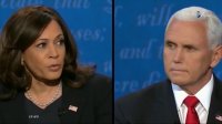 اولین مناظره انتخاباتی معاونان ترامپ و بایدن شیشه ای