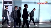 ورود بازیکنان بارسلونا به شهر بیلبائو
