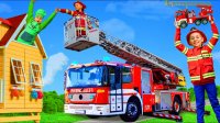 فیلم ماشین بازی کودکانه آتش نشانی و رعایت نکات ایمنی
