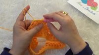 روش بافت کلاه مدل ستاره-Crochet girl hat