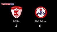 گلهای بازی آکادمی کیا 4-0 نفت تهران