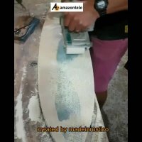 ساخت اسکیت درد با رزین اپوکسی و چوب