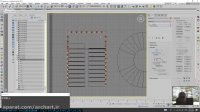 آموزش مدل سازی پله و دستگیره در تری دی مکس _ قسمت سوم