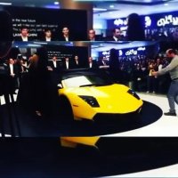 رونمایی از لامبورگینی در تبریز ( ایران )