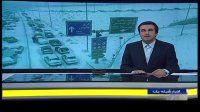 برف در ایران حرکت جاده ای، ریلی و هوایی را فلج کرد