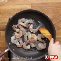 دستور آسان آشپزی:خوراک میگو با سس کنجد