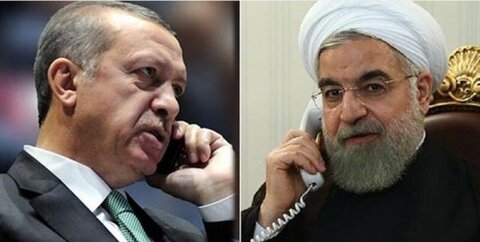 گفتگوی تلفنی رئیس جمهور با رئیس جمهور ترکیه