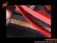 ساخت گل رز با روبان