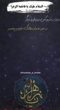 اجازه میدهی آیا بگویمت مادر | کلیپ شهادت حضرت زهرا | کلیپ فاطمیه