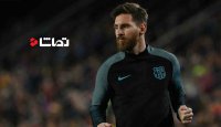 حرکات زیبای " مسی " در تمرینات بارسلونا