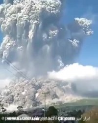 اندونزی/فعال شدن آتشفشان Mount Merapi  تا ۵ کیلومتر فوران داشته