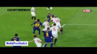 خلاصه بازی:بارسلونا2-2 سویا