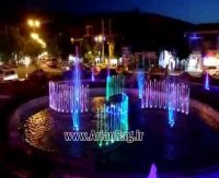 آبنمای هارمونیک ریتمیک بزرگترین آبنمای هارمونیک  میدان امام شهرستان فارسان