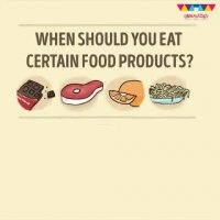 ⁣زمان صحیح مصرف بعضی از غذاها