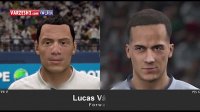 مقایسه چهره بازیکنان در PES17 و FIFA17