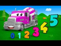 کارتون شهر ماشینها - ماشین بازی کودکانه - یادگیری اعداد به انگلیسی