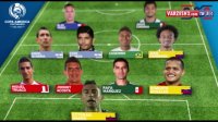 تیم منتخب دور اول از مرحله گروهی کوپا آمریکا
