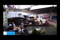 بازار جذاب و دیدنی شناور بانکوک