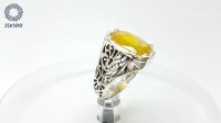 انگشتر یاقوت زرد مردانه کد R125