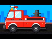 کارتون ماشین آتش نشانی در کارواش