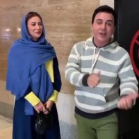 شوخی فریبا نادری با عمو پورنگ از بچگی عاشق کارهای شما بودم