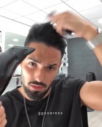 نحوه سشوار کشیدن مو