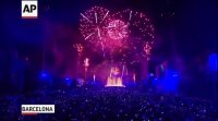 آتش بازی لحظه تحویل سال نو میلادی در شهرهای مختلف جهان