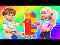 برنامه کودک نی نی ها : اسباب بازی لگوی رنگی خواهر و برادر