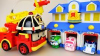 ماشین بازی کودکانه روبوکار پولی : ماشین آتش نشانی : ماشین پلیس و آتش نشانی تبدیل شونده