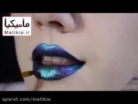آموزش میکاپ و آرایش صورت با سایه آبی 2