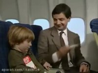 وقتی مستر بین سوار هواپیما می شود