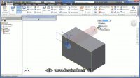 آموزش ابتدایی مدل سه بعدی اینونتور 3D Model In Inventor LT 2015 گام پنجم