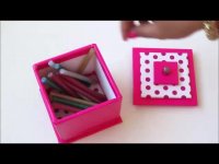 جعبه صورتی درست کنید.