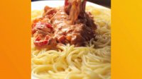 اسپاگتی با مرغ
