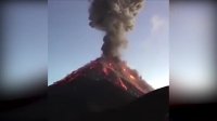 لحظات وحشتناک فوران آتشفشان در گواتمالا