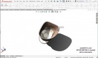 آموزش نرم افزار solidworks فیلم مدلسازی  لیوان سالیدورک
