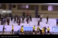 کتک زدن داور در مسابقات هندبال جوانان