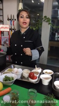 آموزش روغن دنبه و کشک بادمجان به روایت سانازمینایی