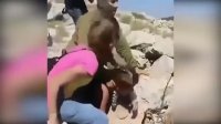 حمله وحشتناک نظامی صهیونیست به یک پسربچه!