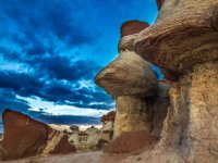 آسمان شب در طول ماه کامل